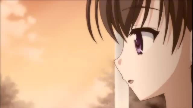 Hyoudou Ibuki hentai anime girl closeup profile with purple eyes