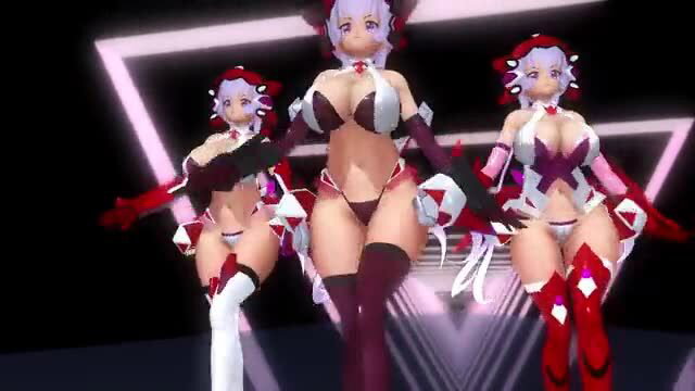 Chris Yukine MMD_type87 hentai girls in sexy lingerie dancing provocatively
