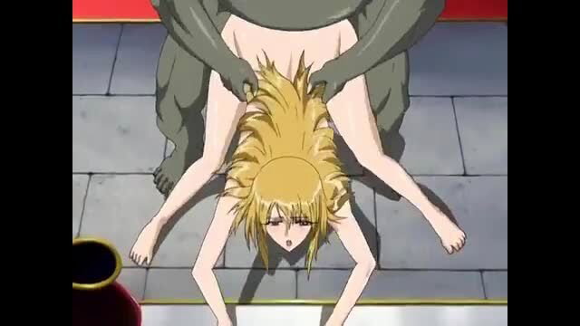Blonde hentai babe fucked hard by orc in Ikusa Otome Valkyrie vol. 2