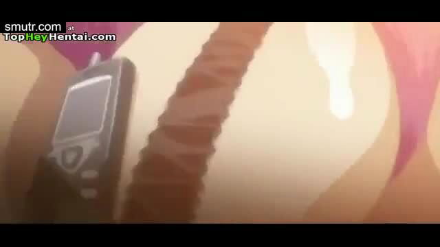 Busty anime girl with huge ass in hardcore POV phone sex