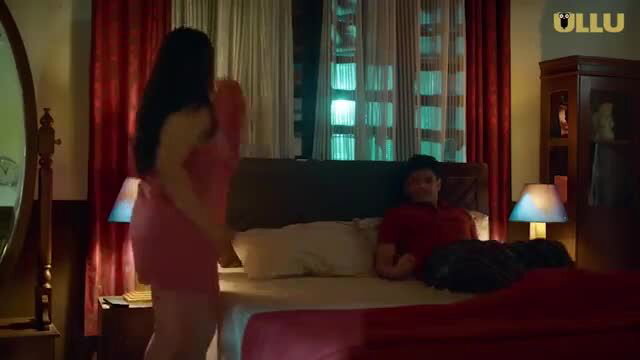 Hot Indian babe in tight pink dress teases guy on bed in Tevar Part 5