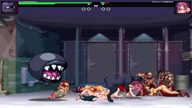 Kuro and Xyllymerv in wild bathroom gangbang with monster ball and dog