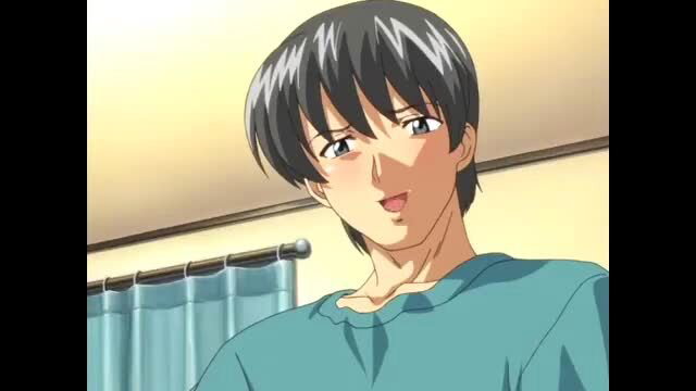 Cute anime trap in teal shirt smirks seductively, Anyone You Can Do I Can Do Better ep 2