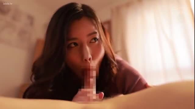 Maria Nagai sucking cock closeup in JAV leopard transformation creampie