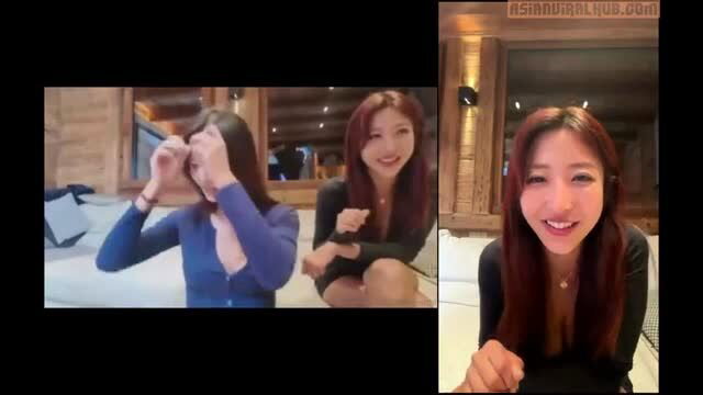 Asianmochi redhead lesbians collab livestream naked fun