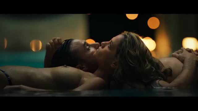 Carolina Miranda nude pool kiss sex scene with lover