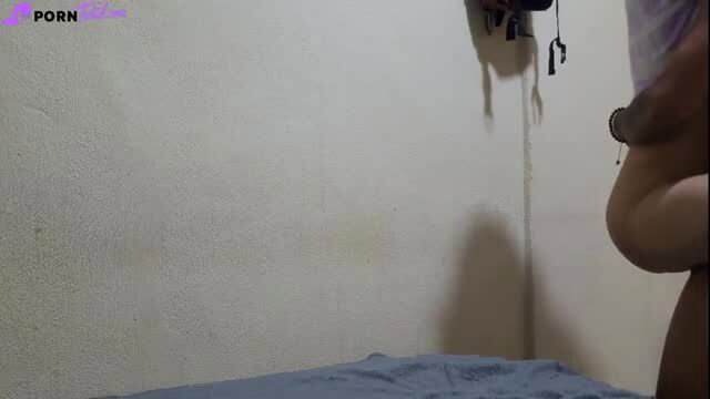 Ebony woman sliding on thick black dick in amateur POV closeup