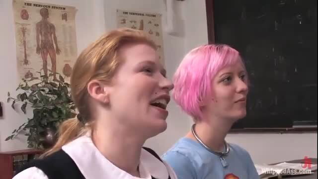 Madison Young & Cherry Torn laugh in classroom with Daphne Rosen - Whipped Ass