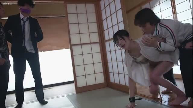 Hinata Mori drugged revenge: gagged fiancee forced doggy fuck by yakuza son