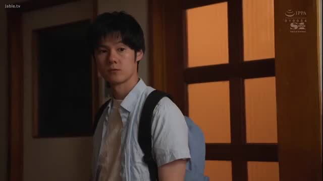 Japanese guy in school uniform with backpack, JAV actor Outgoing Massage Therapist