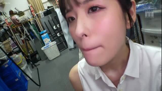 Aya Maria AV debut closeup pout in white shirt, secret cheating fiancee