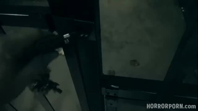 Dark horror monster anal fucking woman bent over POV