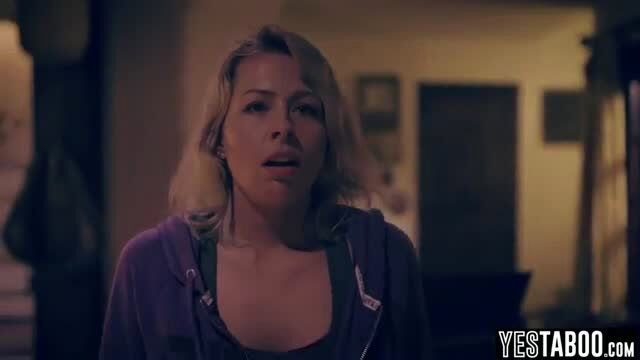 Zoey Monroe shocked in hoodie, Tiny Traveler taboo threesome preview