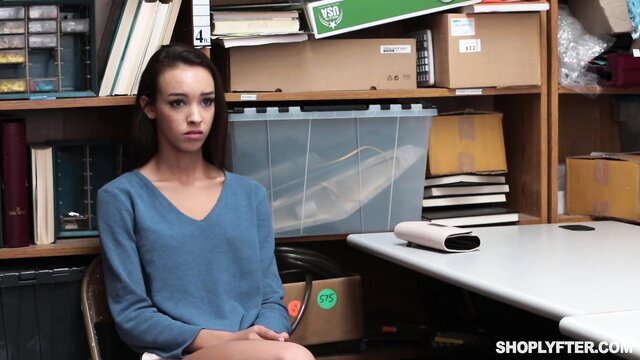 Charity Crawford in Shoplyfer interrogation, caught stealing