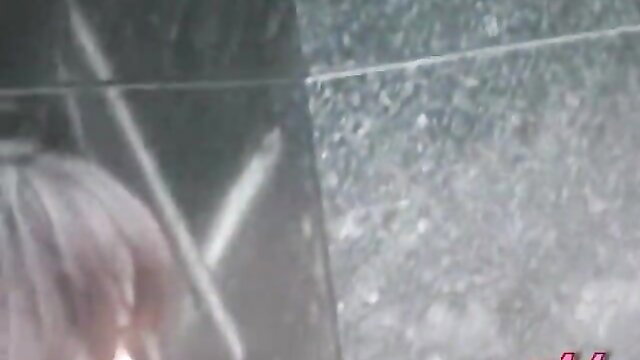 MILF in leather jacket skirt sharked by stranger flashing ass