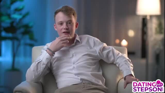 Redhead stepson in white shirt on Dating My Stepson thumbnail