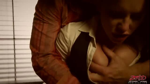 Katie St Ives passionately kissed and groped in Retro Revival