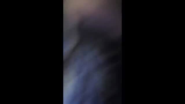 Blurry closeup of woman getting face fucked by cock, amateur wife blowjob