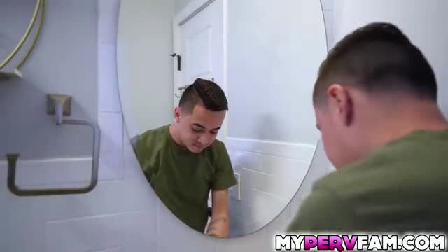 Juan Loco in bathroom mirror, Gigi Sweets stepbro taboo