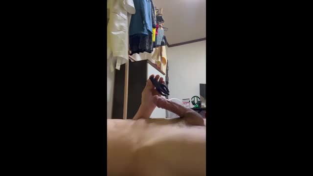 Ever's hot footjob on cock in ruined orgasm solo scene