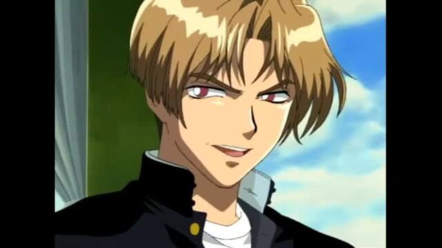 Anime boy in school uniform smirks in bondage school thumbnail