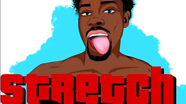 Black male porn star Stretch sticks out tongue in Boot Camp Ep 1 thumbnail