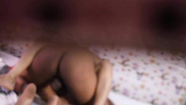 Blurry amateur Asian woman in doggy position nude sex scene