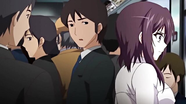 Nerawareta Megami Tenshi Angelita 4 crowded train molestation hentai scene