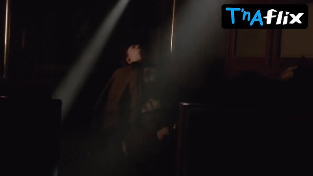 Olivia Chenery topless breasts exposed in dramatic lit Penny Dreadful scene