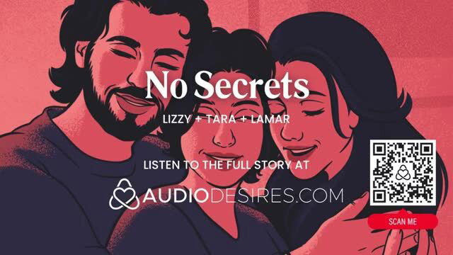 No Secrets FFM threesome with Lizzy, Tara & Lamar smiling intimately