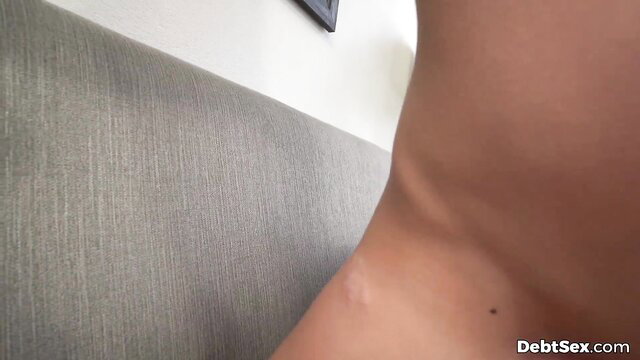 Macy Meadows neck and shoulder closeup, sexy tease pose