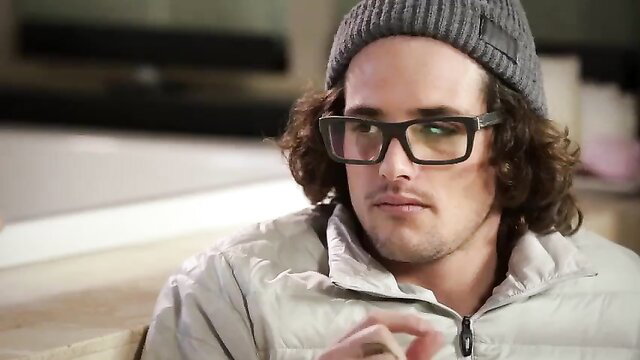 Amber Jade with handsome male in We're Stuck Together adult video thumbnail