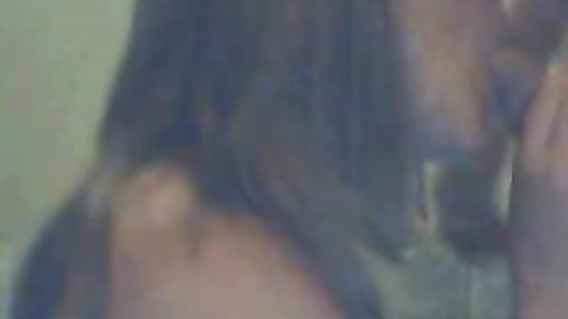 Amateur webcam girl with long dark hair giving blowjob closeup
