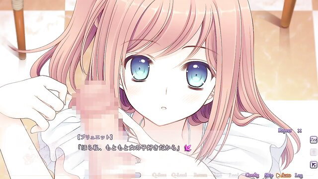 Bluette Nicolette Planquette pink-haired anime girl handjob closeup