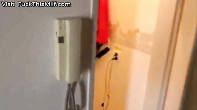 Closeup of amateur MILF's pussy dripping cum after hotwife fuck