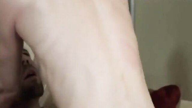 Stoya bends over nude in shower, pale ass and back exposed