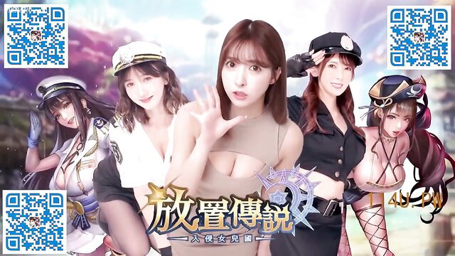 Azur Lane JAV parody policewomen in sexy uniforms craving hardcore sex