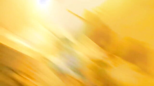 Ay Streatz behind scenes popping a bean blurred golden motion glow