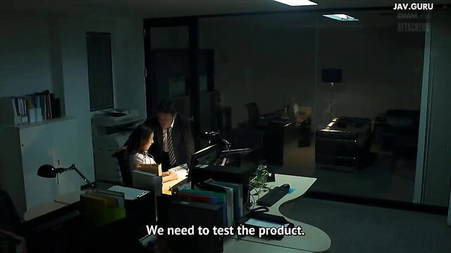 Saeko Matsushita in illicit office affair with boss, JAV censored