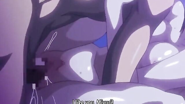 Tsumamigui 3 anime hentai girl with huge tits says 'I like you Miumu'