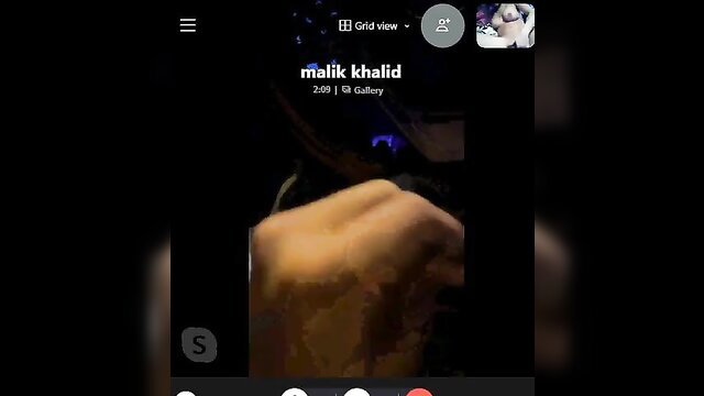 Malik Khalid handjob closeup in Snapchat amateur video