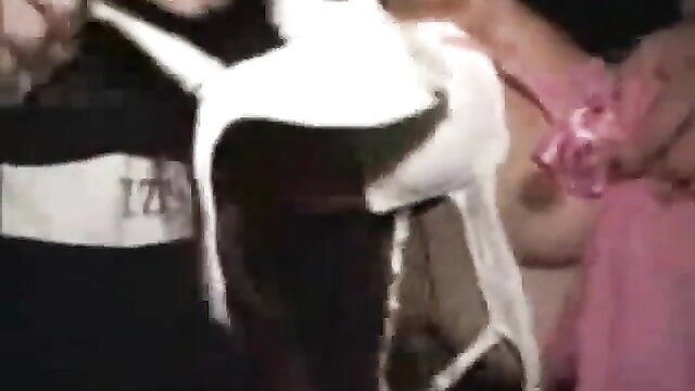 Rurika Himejima gangbanged in club with white dress pulled up