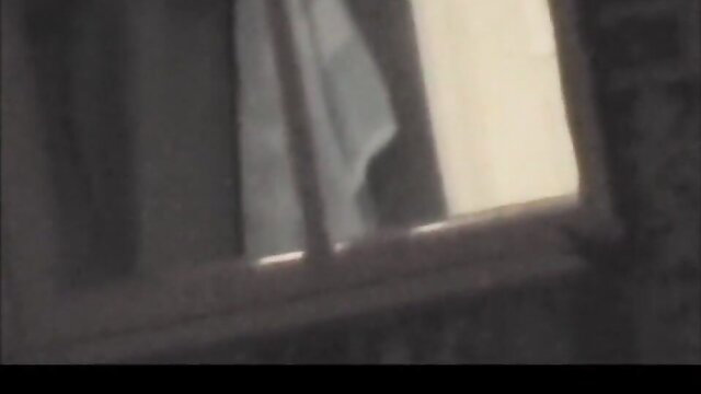 Raunchy window voyeur of hot round titties pressed against glass