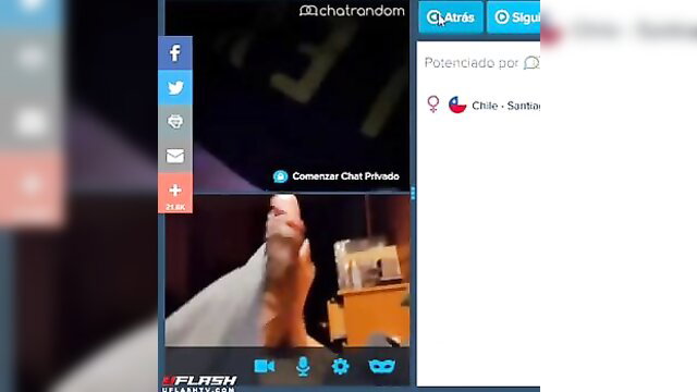 Chilean big boobs amateur cam girl flashing huge tits closeup