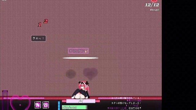 Eris 4 JAV gamer girl with huge tits and thighhighs on pink grid background