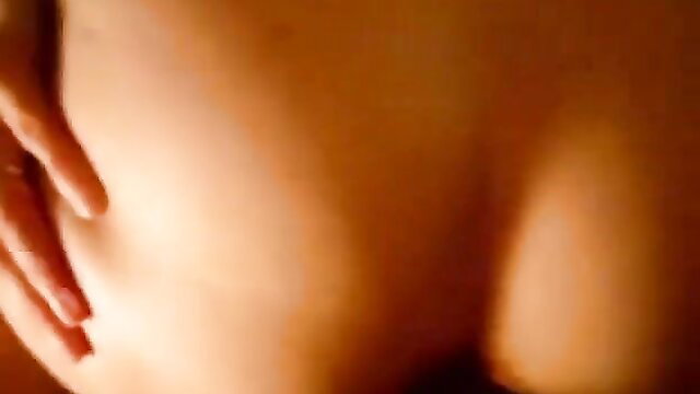 Closeup of woman's big round ass in anal creampie scene