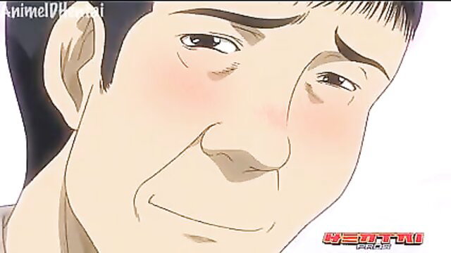 Blushing anime guy closeup from Yariman Fudousan Ep 2 hentai