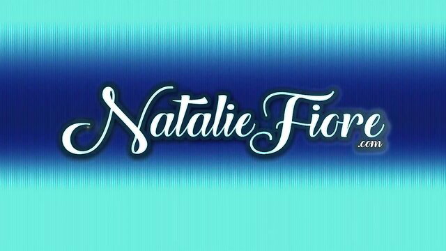 Natalie Fiore elegant logo banner for Naughty In Nassau adult videos