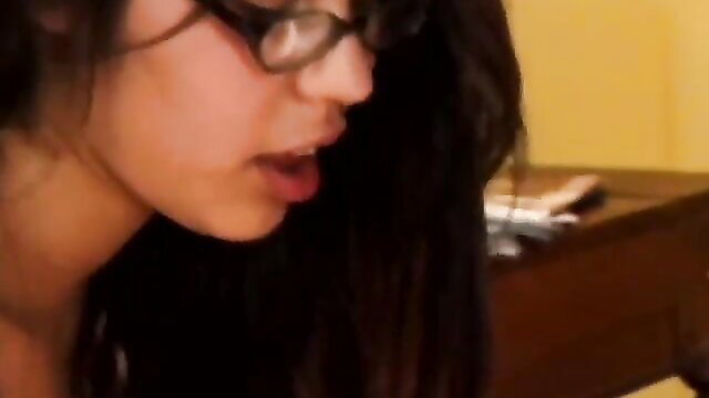 Jada Black glasses closeup face in Cody and Jada Part 1