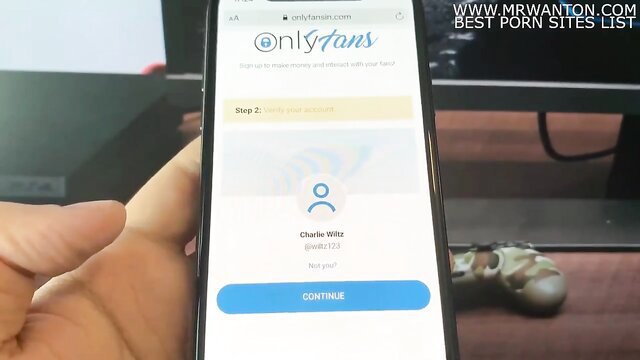 OnlyFans scam screenshot with fake login prompt, no Ava Addams visible